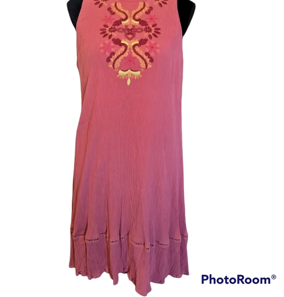 Luxology Boho Embroidered Dress 8 - Picture 2 of 6